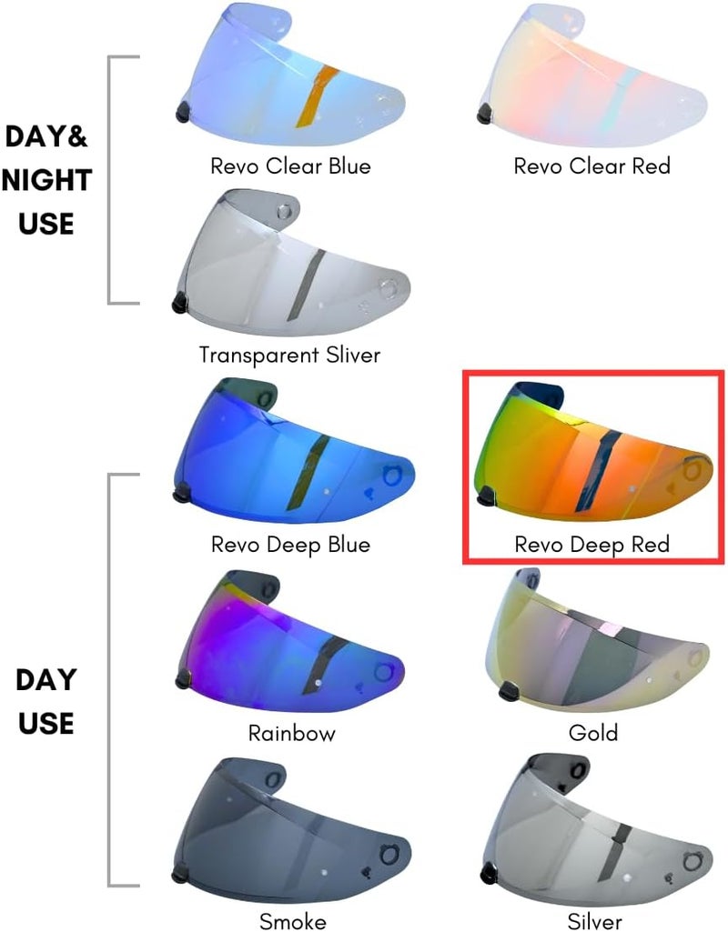 Logto Replacement Motorcycle Helmet Shield for I10 I70 HJ-31 Helmet Visor Shield Anti-Scratch Wearproof Windproof Universal Helmet Accessories - Image 5